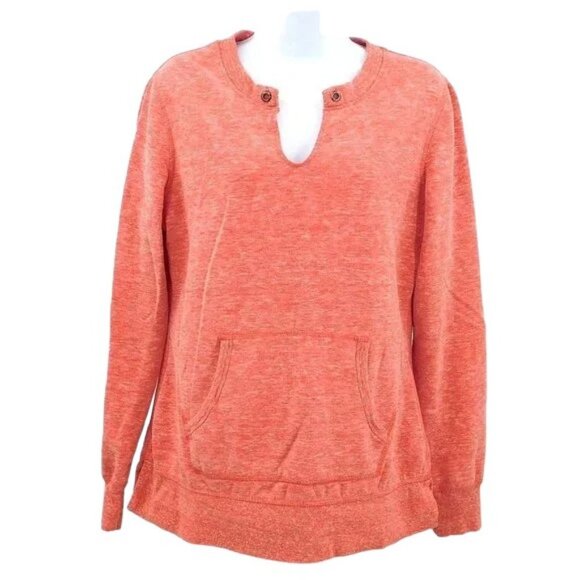 Green Tea "Spicy Orange Heather" Sweatshirt - Picture 1 of 7